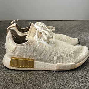 Adidas NMD Size 10 Cream/Gold